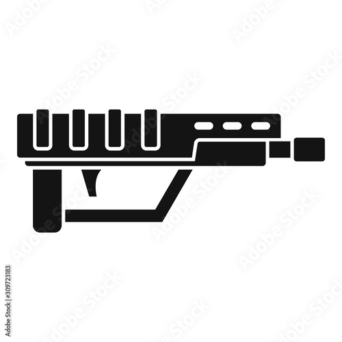 Game blaster icon. Simple illustration of game blaster vector icon for web design isolated on white background