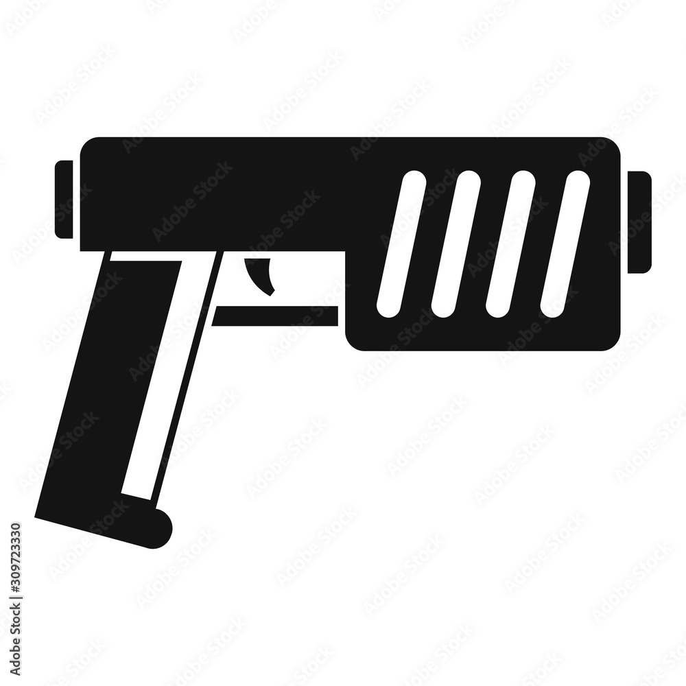 Fantastic blaster icon. Simple illustration of fantastic blaster vector icon for web design isolated on white background Fantastic blaster icon. Simple illustration of fantastic blaster vector icon for web design isolated on white background