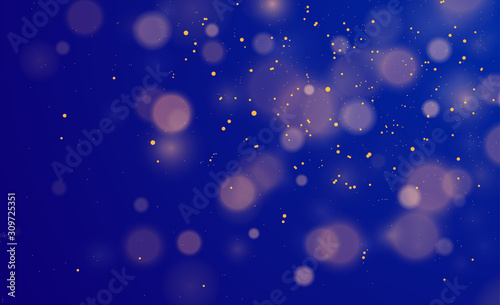 Abstract background with bokeh lights effect.  Vector magical background black and white, silver, gold glitter for Christmas, for your banner, post