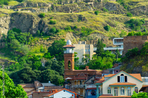 TBILISI, GEORGIA - AUGUST 02, 2019: Mirea of Old Tbilisi