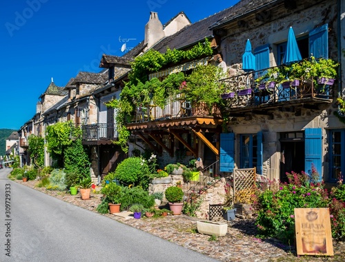 Najac, Aveyron, Occitanie, France;