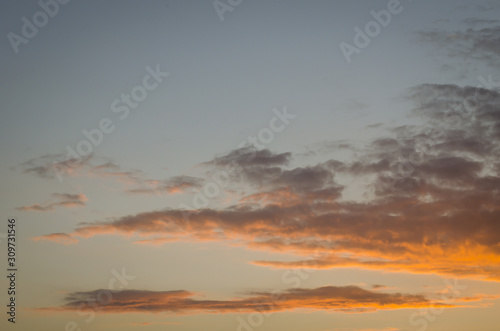 Blue sky and white clouds background