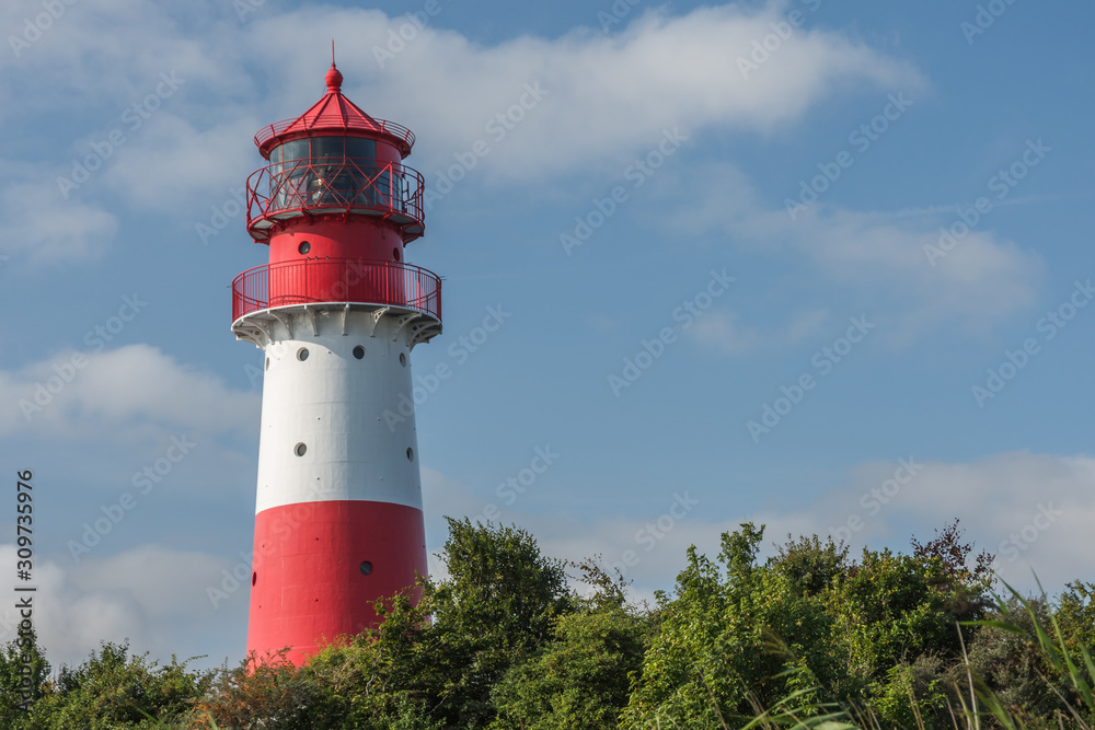 Leuchtturm Falshöft an der Ostsee bei Flensburg  in Schleswig-Holstein