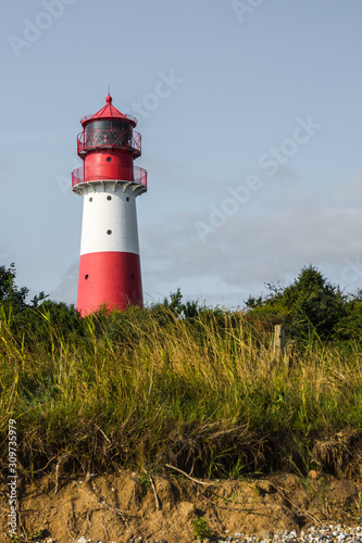 Leuchtturm Falshöft an der Ostsee bei Flensburg in Schleswig-Holstein, Deutschland