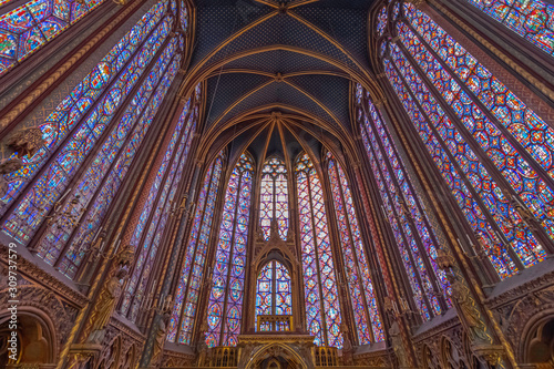 Paris, la Sainte Chapelle, île de la cité. © ODIN Daniel