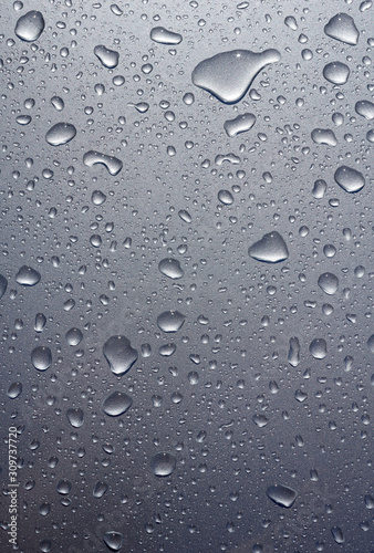 Wallpaper Mural Background of droplet of on metallic surface Torontodigital.ca