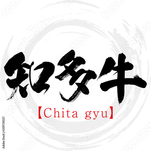 知多牛・Chita gyu（筆文字・手書き）