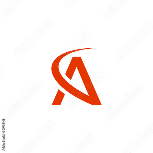 the letter A logo, and the launch logo