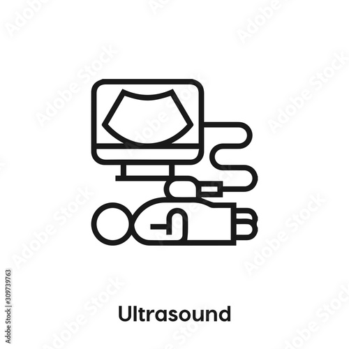 ultrasound icon vector sign symbol