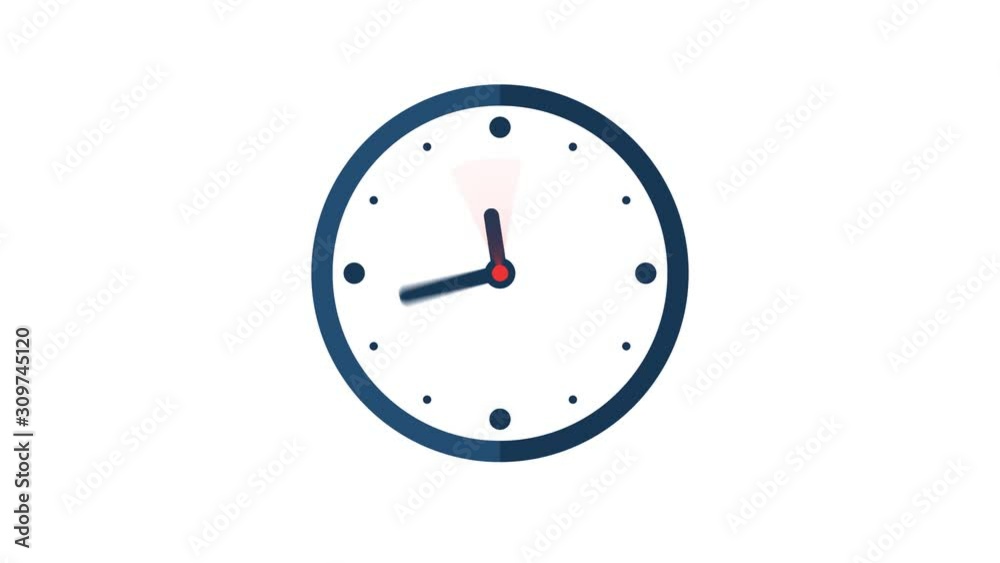 Clock icon. Vector simple modern wall clock Working time alert. Clock icon. Vector simple modern wall clock Working time alert.