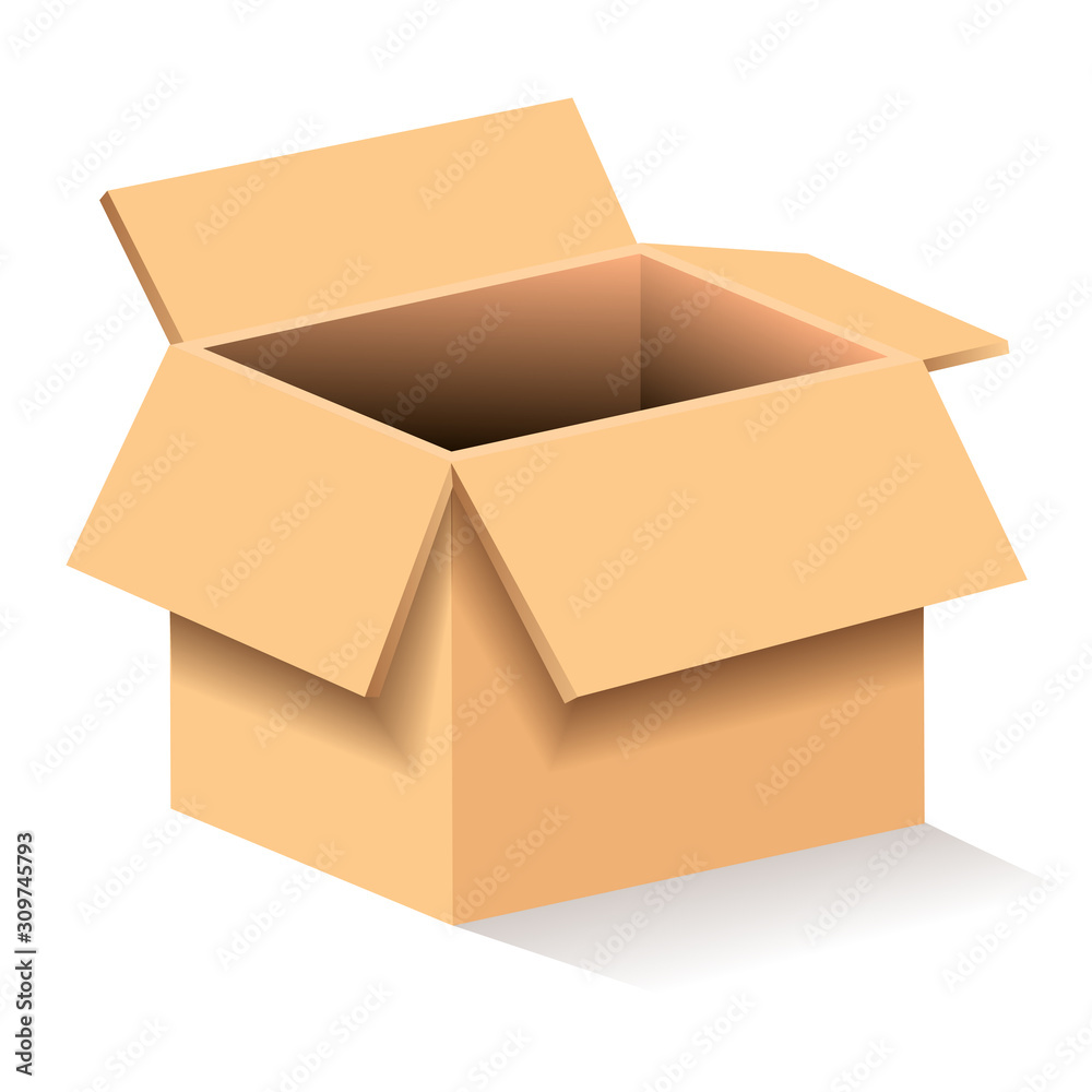 Cardboard Box Illustrations Suitable For Greeting Card, Poster Or T-shirt Printing. Cardboard Box Illustrations Suitable For Greeting Card, Poster Or T-shirt Printing.