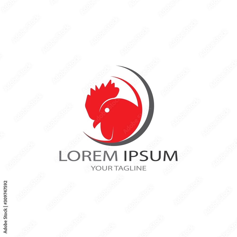 Chicken logo vector illustration template Chicken logo vector illustration template