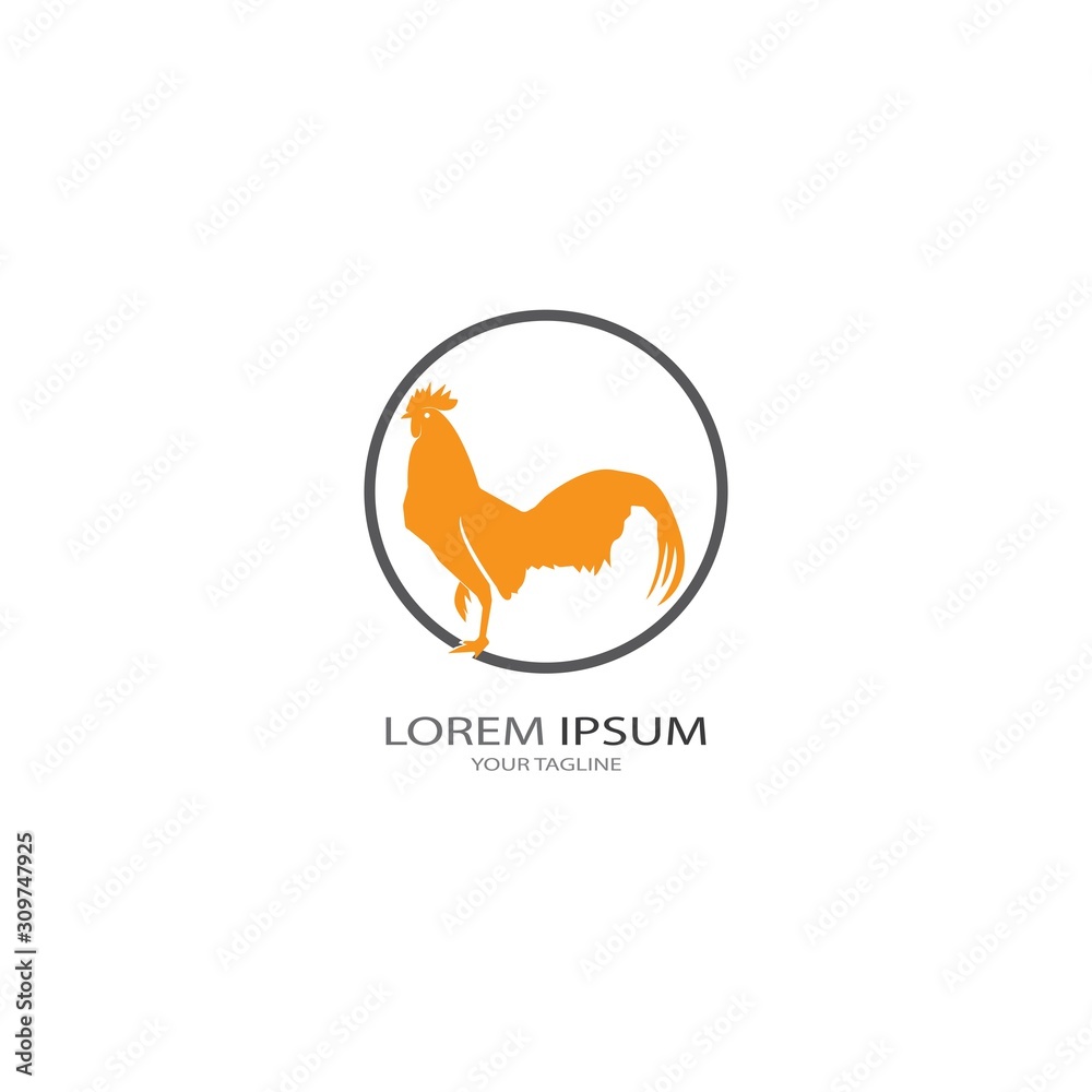Chicken logo vector illustration template Chicken logo vector illustration template