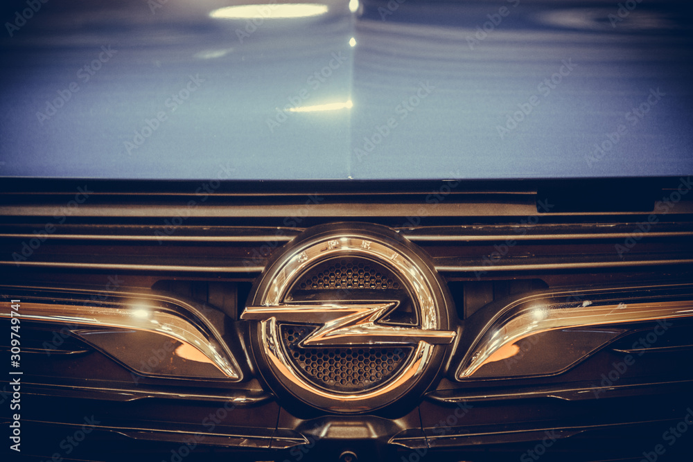Opel logo on a car Photos