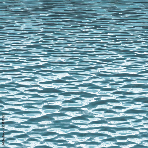 .perspective surface of wavy water horizontally seamless © The Pick Shop