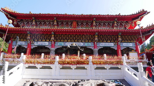 Wen Wu Temple nearby Sun Moon Lake in Yuchi Township, Nantou County, Taiwan. photo