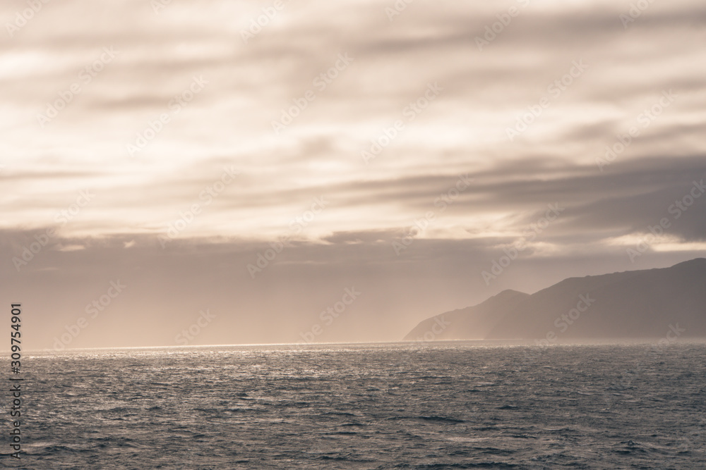 Cook Strait Ferry in New Zealand 