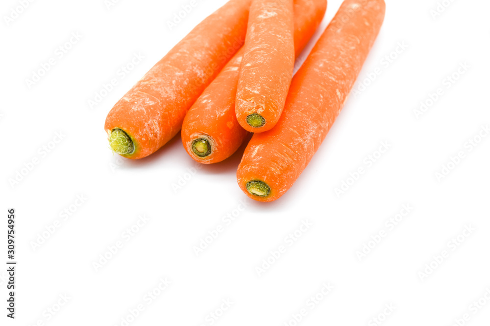 carrots isolated on white background carrots isolated on white background