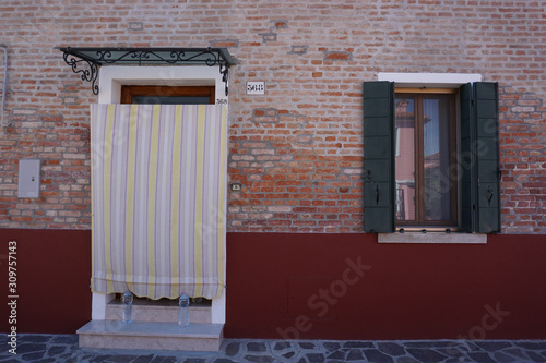 Window and door, bricks