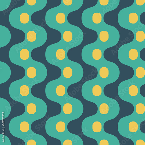 Abstract colorful drops. Vector spotty seamless pattern.