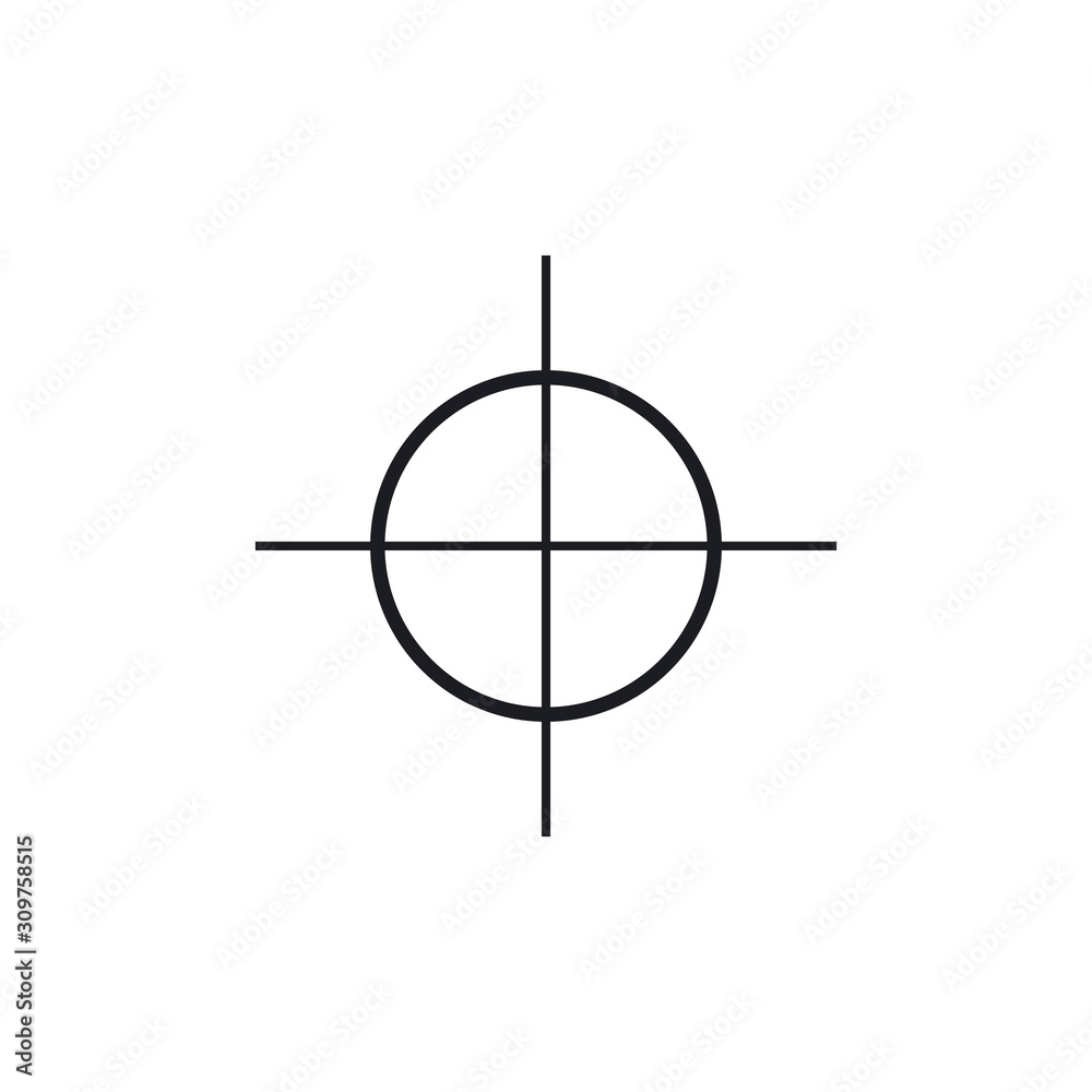 Target icon vector Target icon vector
