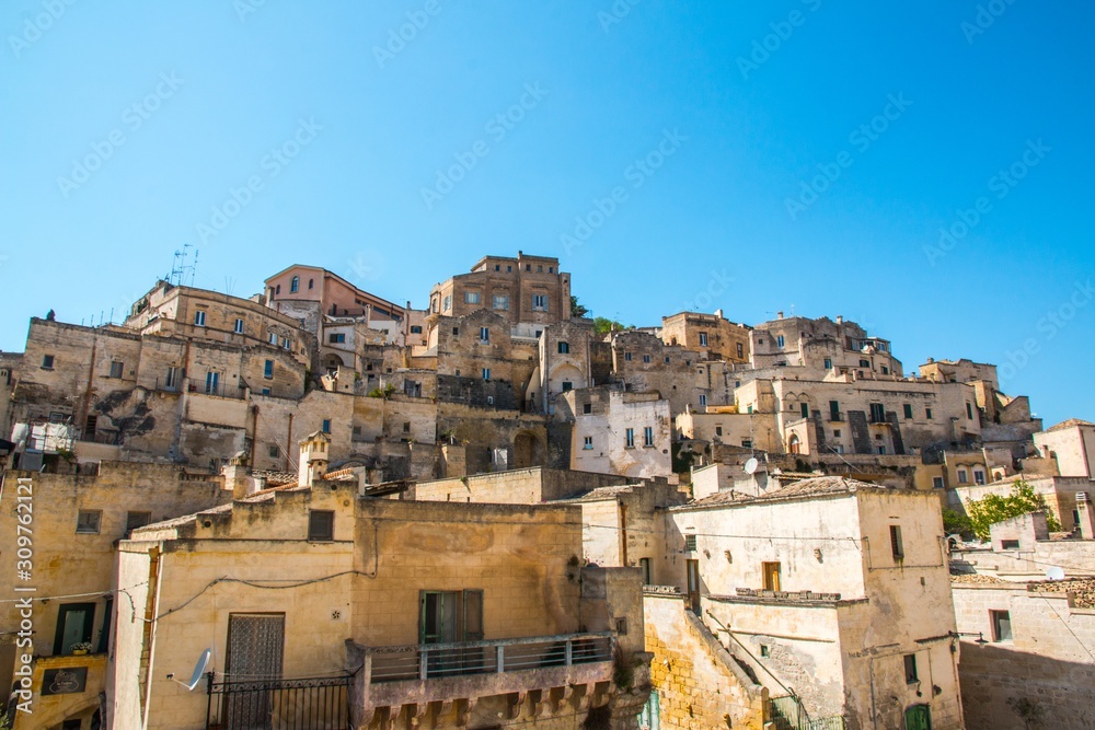Ancient town of Matera (Sassi di Matera), Basilicata, southern Italy Ancient town of Matera (Sassi di Matera), Basilicata, southern Italy