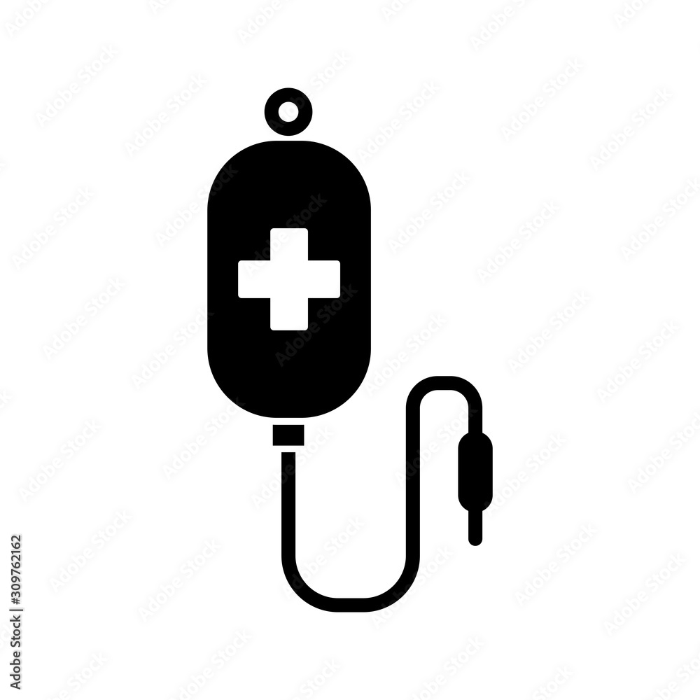 Blood Bag Icon Vector Simple Design Blood Bag Icon Vector Simple Design