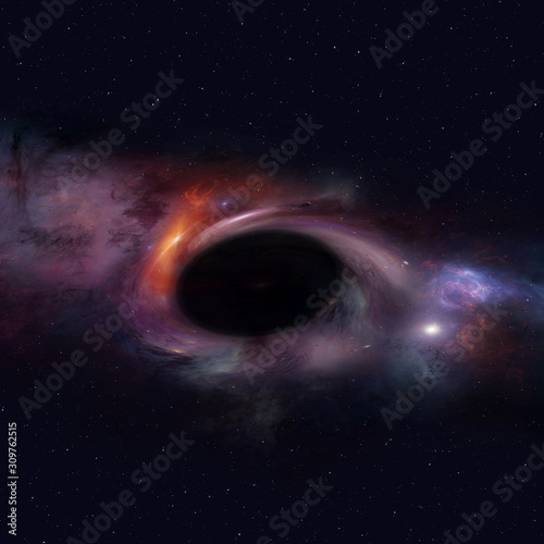 Fototapeta Naklejka Na Ścianę i Meble -  Imaginary Black Hole