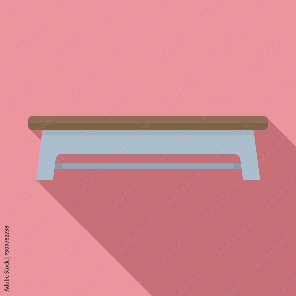 Bench icon. Flat illustration of bench vector icon for web design Bench icon. Flat illustration of bench vector icon for web design
