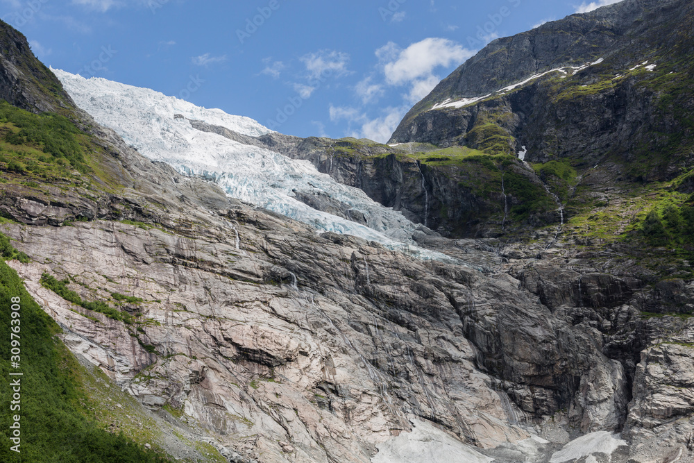 Der Boyabreen Gletscher im Jostedalsbreen Nationalpark, Norwegen
