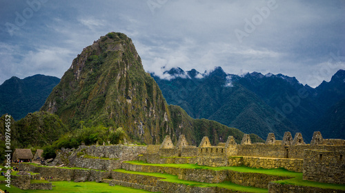 Royal Palace and the Acllahuasi of the Incas in Machu Picchu, Peru