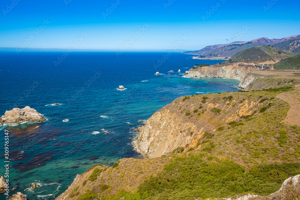 Big Sur is a sparsely populated region of the central California