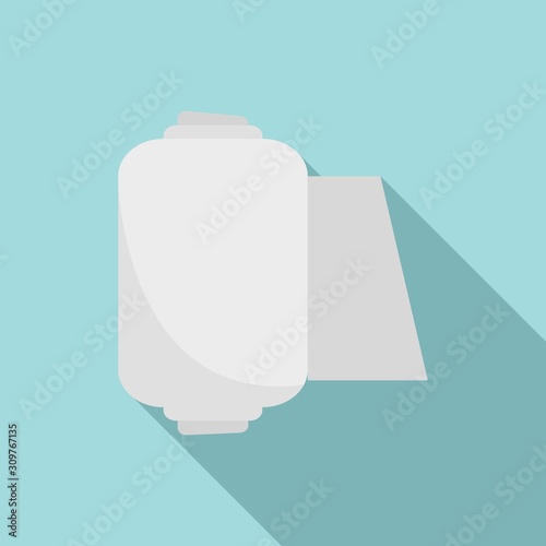 Medical bandage icon. Flat illustration of medical bandage vector icon for web design