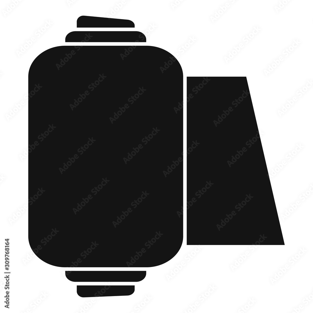 Medical bandage icon. Simple illustration of medical bandage vector icon for web design isolated on white background Medical bandage icon. Simple illustration of medical bandage vector icon for web design isolated on white background