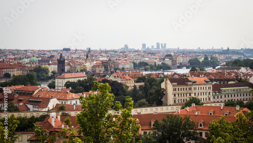 Prague - the capital of the Czech Republic. Panorama of the city. © morissfoto