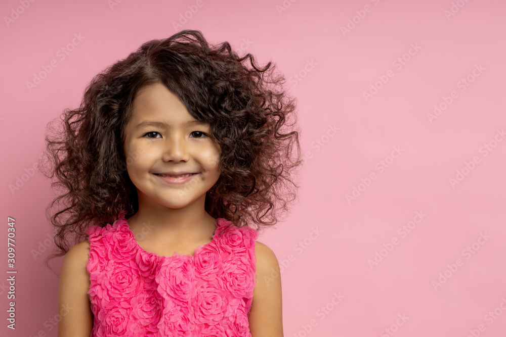 Portrait of a happy little girl Portrait of a happy little girl