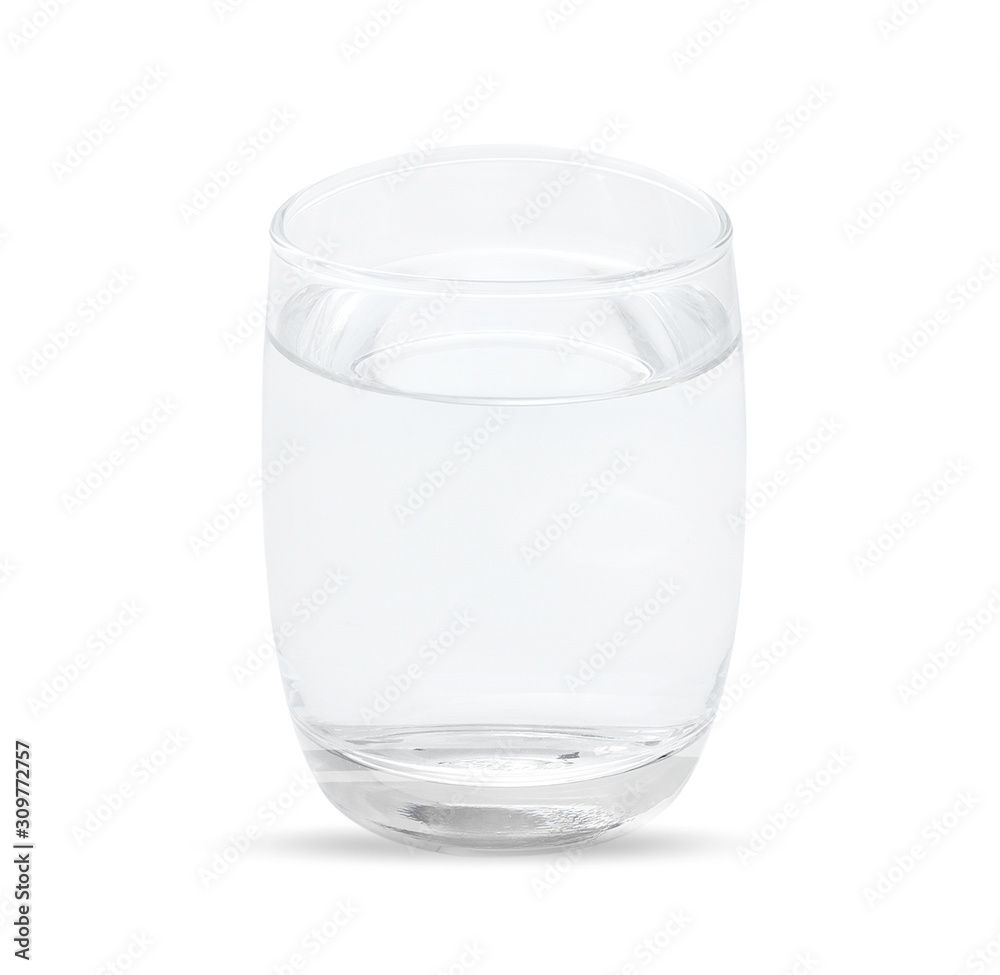 clean water isolated on white background clean water isolated on white background
