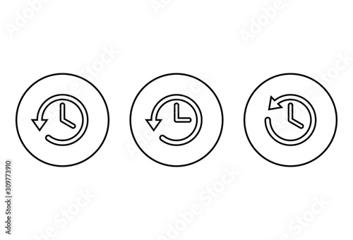 History vector icon, History icon. 