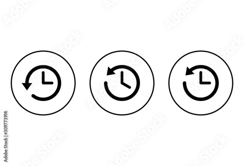 History vector icon, History icon. 