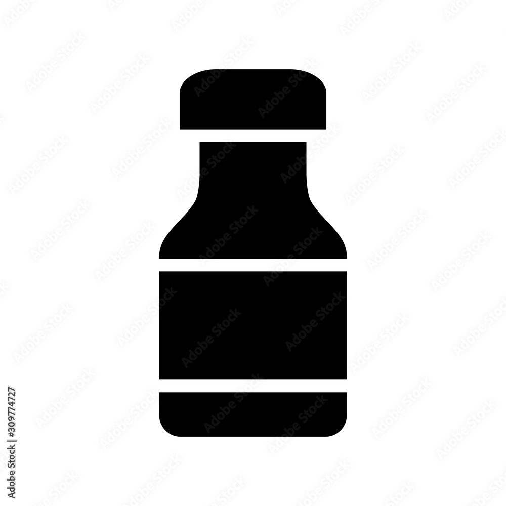 Bottle Pill-Capsule icon vector Bottle Pill-Capsule icon vector