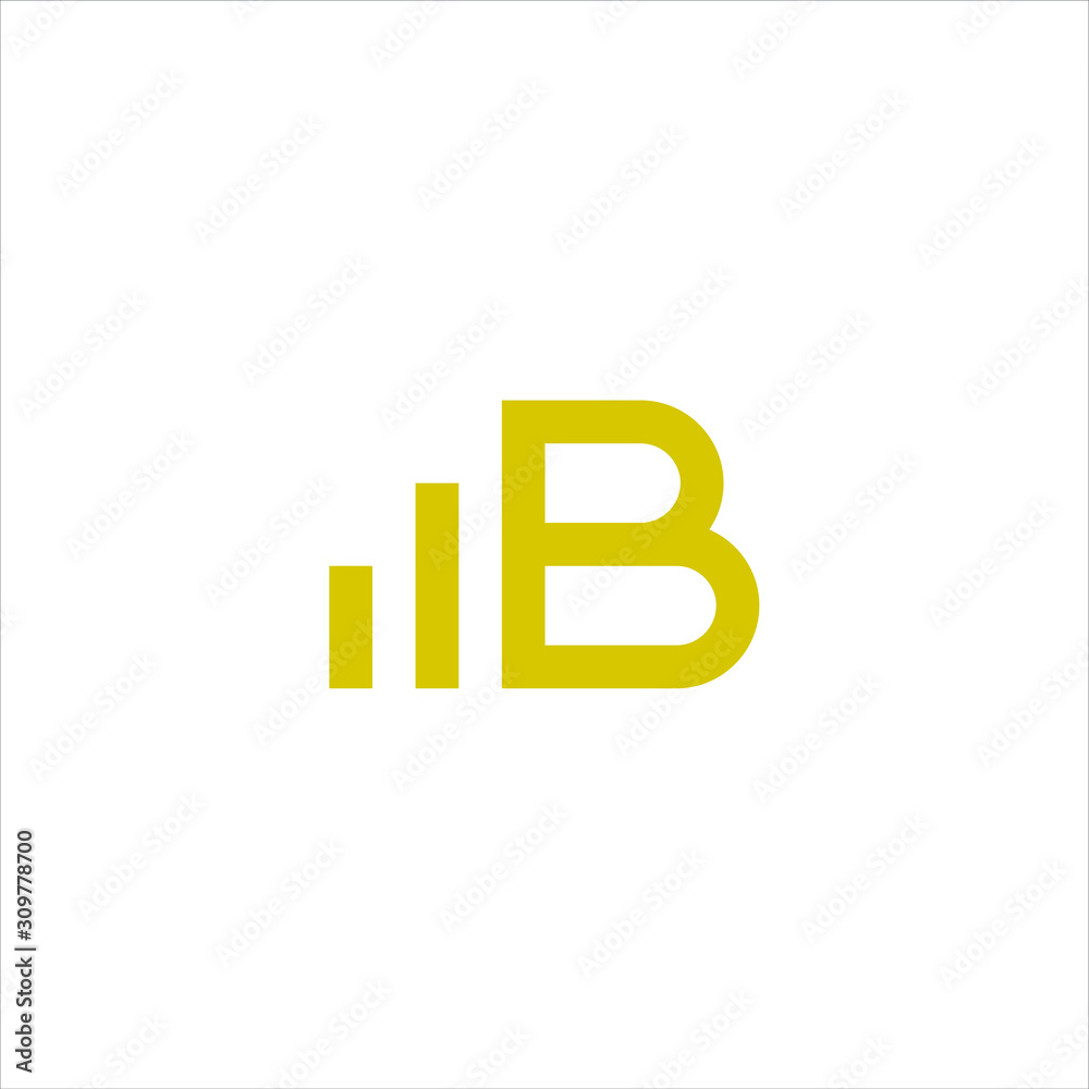 Initial letter B abstract logo with Financial investment chart logo design template. Marketing, sales and growth graphic design vector illustration. Symbol, icon, creative Initial letter B abstract logo with Financial investment chart logo design template. Marketing, sales and growth graphic design vector illustration. Symbol, icon, creative