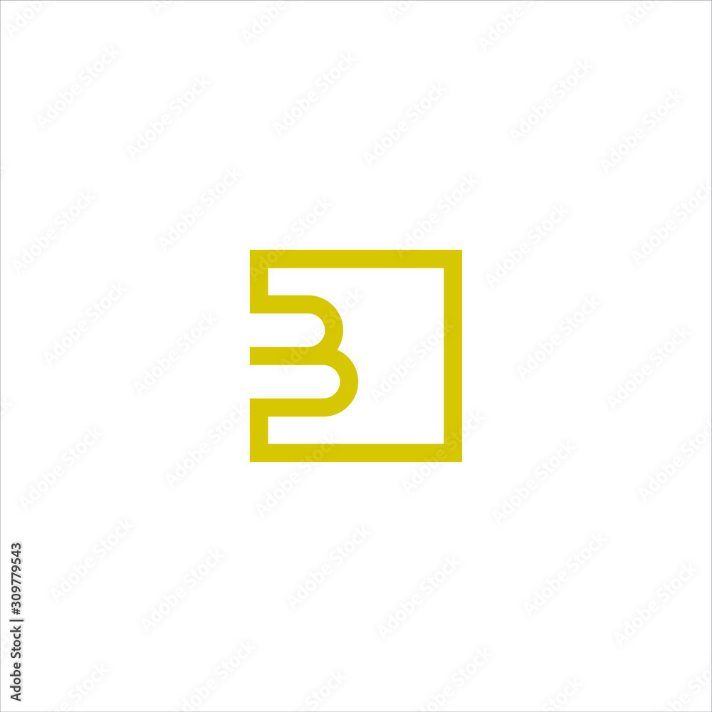 Initial letter B abstract logo with the box graphic design vector illustration. Symbol, icon, creative. Initial letter B abstract logo with the box graphic design vector illustration. Symbol, icon, creative.