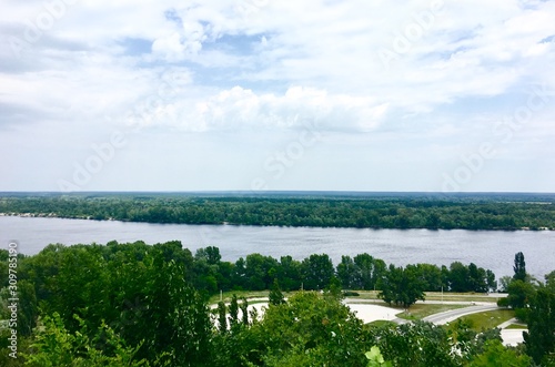 Dnipro river. Ukraine