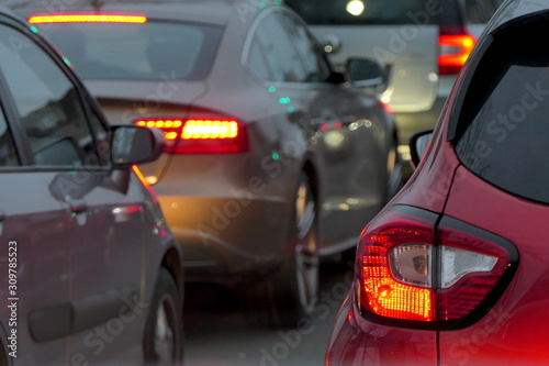 Auto Rücklichter Stau Verkehr © Jogerken