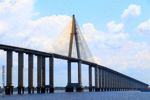 The Manaus Iranduba Bridge - Rio Negro, Manaus, Brazil photo
