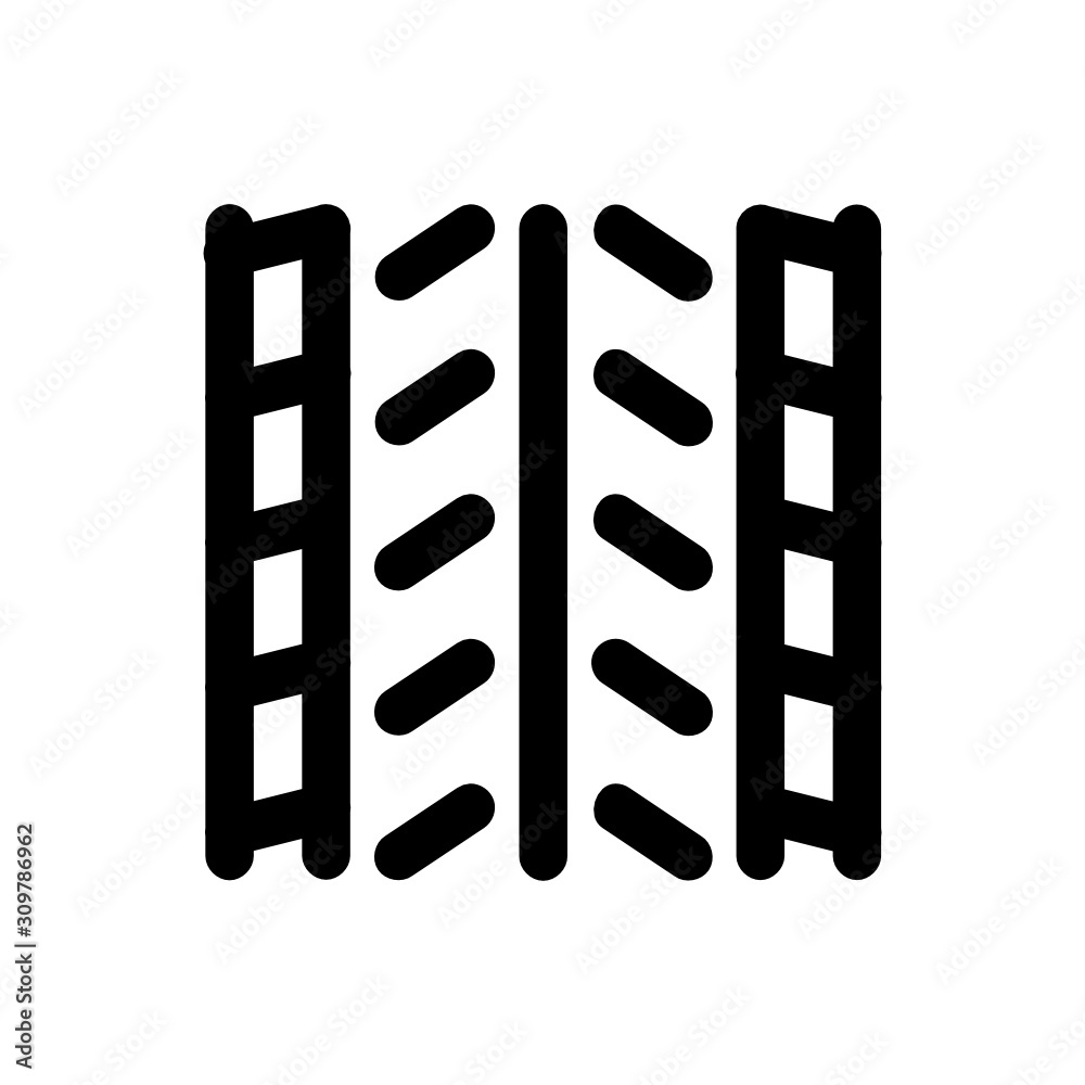 car tire rim icon with line style