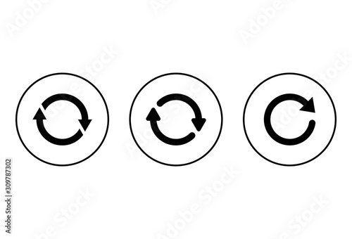 Refresh icon vector, Update icon, Reload icon vector, convert icon