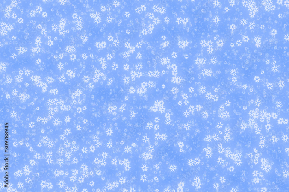 Blue background with snowflakes. Blue background with snowflakes.