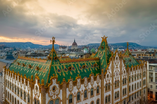 Photography Amazing roof in Budapest, Hungary