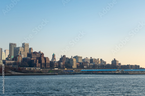 Brooklyn Heights Skyline with the East River in New York City © James